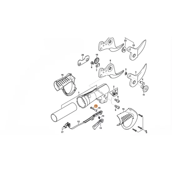 STIHL  Śruba M3x12 4861 951 9702